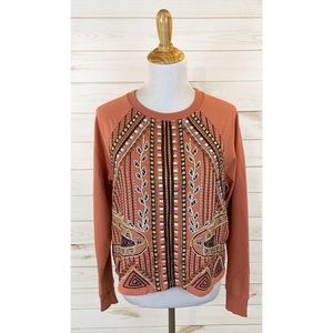 Anthropologie Akemi + Kin Embellished Sweater